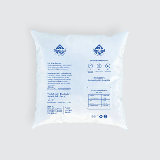 A2 Gir Cow Milk (1L)